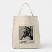 Tote Bag Rita Levi-Montalcini cite les femmes dans la scien (Dos)