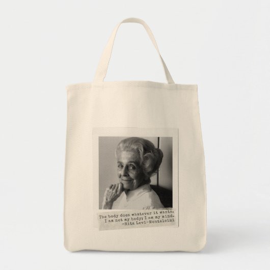 Tote Bag Rita Levi-Montalcini cite les femmes dans la scien (Devant)