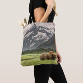 Tote Bag Rive de l'Alaska, grizzli (De près)