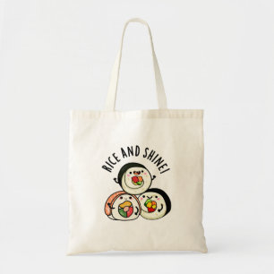 Tote Bag Riz Et Brillant Sushi Roll Pun