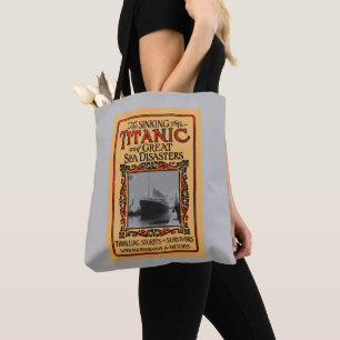 Tote Bag RMS Titanic Cruise Ship Disaster 1912 Vintage