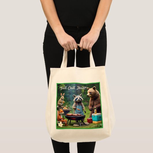 Tote Bag "Roarin' Good Time BBQ" (Devant (produit))