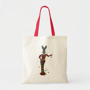 Tote Bag Robe 2 de papillon de lapin