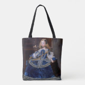 Tote Bag Robe bleue de l'infante Margarita Teresa, Velazque (Dos)