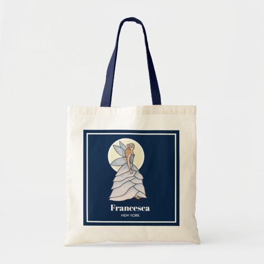 Tote Bag Robe de mariée de princesse fée Illustration de mo (Devant)
