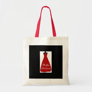 Tote Bag Robe de mariée élégante à l'écriture pour la mère