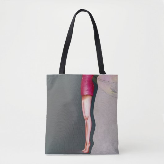 Tote Bag robe rose (Devant)