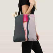 Tote Bag robe rose (De près)