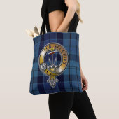 Tote Bag Roberton Tartan & Badge (De près)