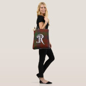 Tote Bag Robertson Clan Tartan Monogram (Sur le modèle)
