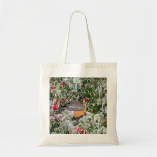 Tote Bag Robin à Noël
