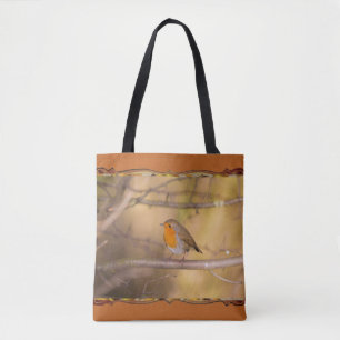 Tote Bag Robin Dans Les Bois