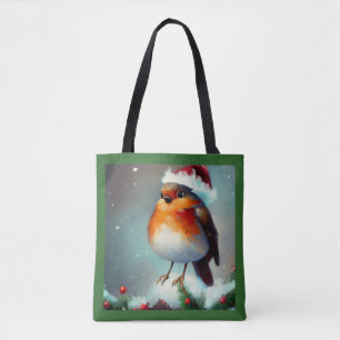 Tote Bag Robin de Noël 1