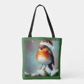 Tote Bag Robin de Noël 1 (Dos)