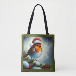 Tote Bag Robin de Noël 3