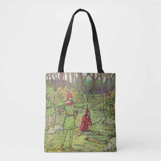 Tote Bag Robin des Bois dans la forêt (Devant)