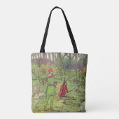 Tote Bag Robin des Bois dans la forêt (Dos)