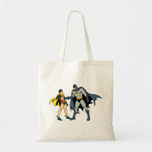 Tote Bag Robin Et Batman Handshake (Devant)
