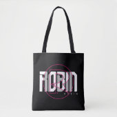 Tote Bag Robin Hi-Tech Nom Graphique (Devant)