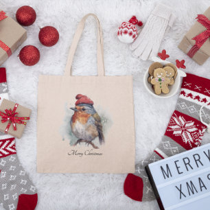 Tote Bag Robin Winter Delight, sur mesure