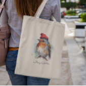Tote Bag Robin Winter Delight, sur mesure