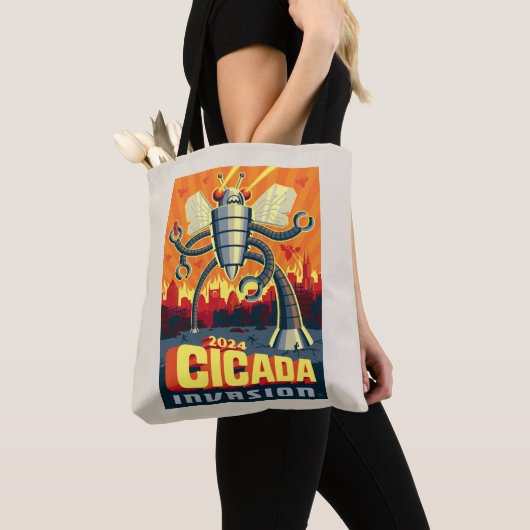 Tote Bag Robot Canada (De près)
