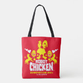 Tote Bag Robot Chicken Nerd Unicorn (Dos)