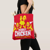 Tote Bag Robot Chicken Nerd Unicorn (De près)