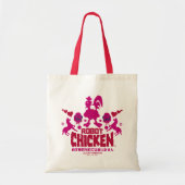 Tote Bag Robot Chicken Nerd Unicorn (Devant)