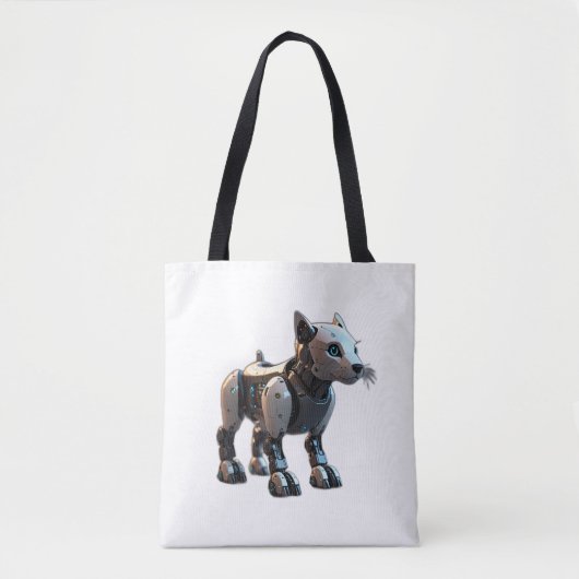 Tote Bag robot chien (Devant)