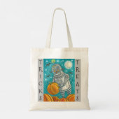 TOTE BAG ROBOT CUISINE CITROUILLES, HALLOWEEN TRICK OU TRAI (Dos)