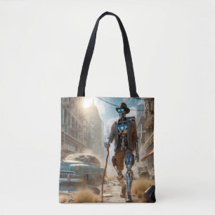 Tote Bag Robot dans Ghost Town