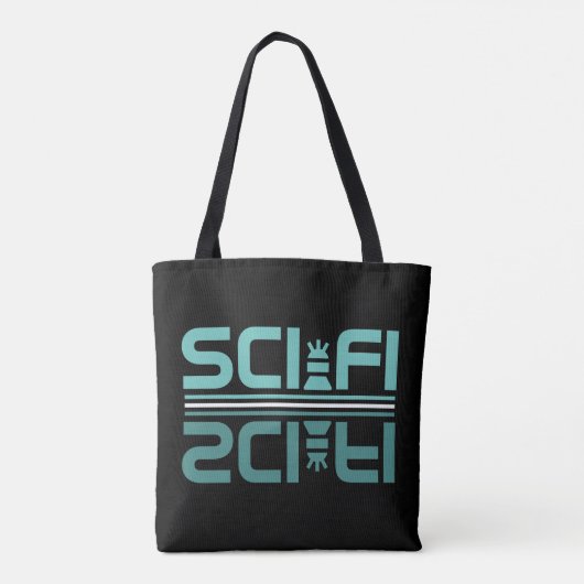Tote Bag Robot de science-fiction (Dos)