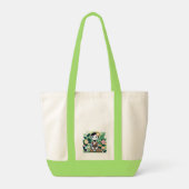 Tote Bag Robot portant une robe (Dos)