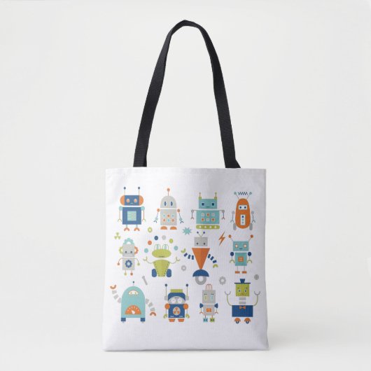 Tote Bag Robots (Devant)