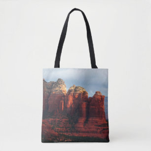 Tote Bag Roche à café nuageux à Sedona Arizona