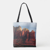 Tote Bag Roche à café nuageux à Sedona Arizona (Dos)