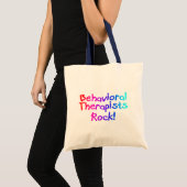 Tote Bag Roche de thérapeute de Bahaviorial (Devant (produit))