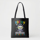 Tote Bag Rocher À Une Sensibilisation sur l'autisme De Pand (Devant)