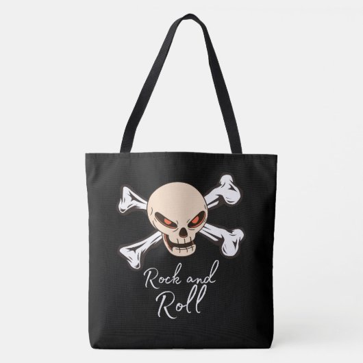 Tote Bag rock and roll (Devant)