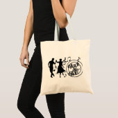 TOTE BAG **ROCK AND ROLL" JITTERBUG FOURRE-TOUT (Devant (produit))