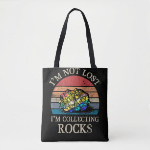 Tote Bag Rock Collector Rock Collector Vintage
