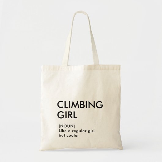 Tote Bag Rock Escalade fille cadeau tendance pour elle (Devant)