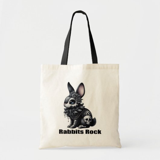 Tote Bag Rock lapin (Devant)