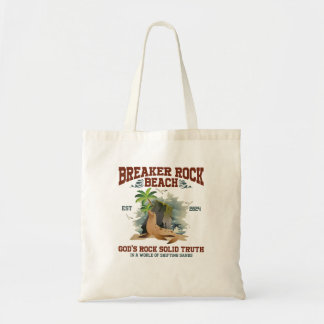 Tote Bag Rock Solid Beach Vbs 2024 Retro Breaker Rock