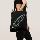 Tote Bag Rocket Crypto (De près)