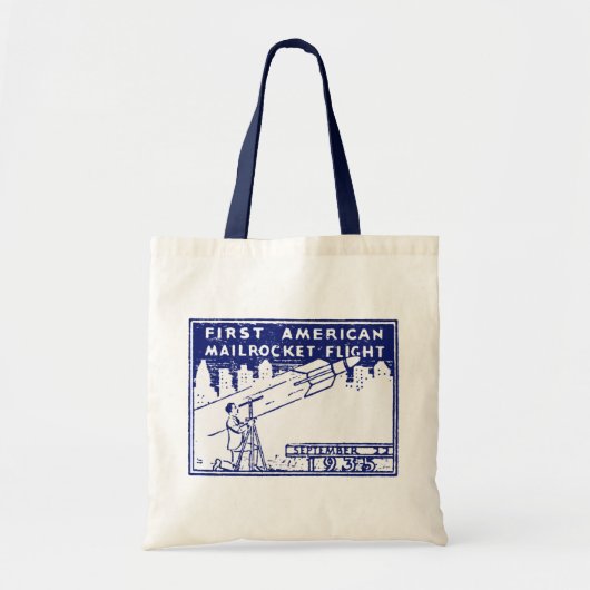 Tote Bag Rocket Mail américain 1935 (Devant)