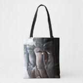 Tote Bag Rocks de vol de Bald Eagle (Devant)