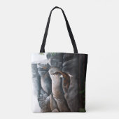 Tote Bag Rocks de vol de Bald Eagle (Dos)