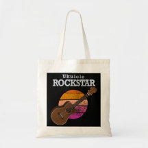 Rockstar Rétro Ukulele Drôle Hawaïen